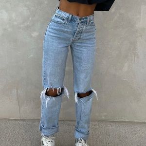 Abercrombie 90’s straight jeans
